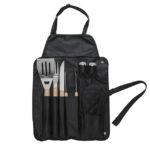 IMP5184 - KIT CHURRASCO AVENTAL 6 PEÇAS