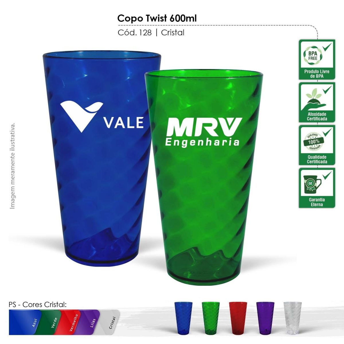 128 - COPO TWIST 600ml - Imagem 1