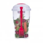 13719 - COPO SALADA 850ML COM GARFO E SUPORTE PARA MOLHO - Imagem 4
